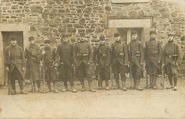 Chatellaudren : Carte Photo - Militaires Poilus De La 9eme De Garde Voir Texte - Châtelaudren