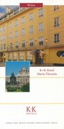 Österreich Wien 2007 K+K Hotel Maria Theresia Faltblatt 4 Seiten - Autriche