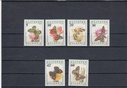 Bulgarie - Neufs - Année 1990 - Papillons Divers - YT 3324/3329 - Ungebraucht