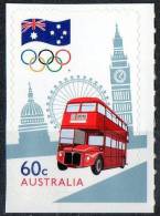 Australia 2012 The Road To London Olympics 60c Self-adhesive MNH - Mint Stamps