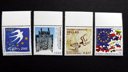 Griechenland 2146/9 **/mnh, Vorsitz Griechenlands In Der Europäischen Union - Unused Stamps