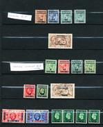 Maroc Zone Française - Morocco Agencies  French Currency  : 1912 - 1937  Lot De Timbres * Mh Et  Oblit - Postämter In Marokko/Tanger (...-1958)