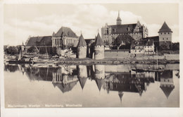 Germany PPC Marienburg Westpr. Marienburg Westseite Verl. Ferd. Preuss Nr. 7180 Echte Real Photo (2 Scans) - Westpreussen