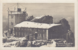 Austria PPC Münchner Haus Auf Der Zugspitze Phot. H. Huber Bergstation EHRWALD 1925 Echte Real Photo Véritable (2 Scans) - Ehrwald