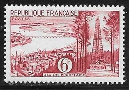 N° 1036   FRANCE  -  NEUF  -   REGION BORDELAISE  -  1955 - Ongebruikt