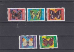 Bulgarie - Neufs** - Année 1984 - Papillons Divers - YT 2882/2886 - Unused Stamps