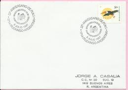 Letter - Stamp Tucan, Postmark 22nd Anniversary Of F.I.N.I., 1997., Argentina - Covers & Documents