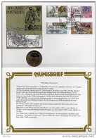 Numisbrief 11/90 Deutschland 1990 Numisletter 5DM+DDR 3354/7 SST 30€ Jubiläum 500 Jahre Post Dürer Cover Of Germany - 5 Marchi