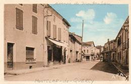 CPA - MONTCLAR-de-QUERCY (82) - Aspect De L'Avenue De Montauban Dans Les Années 30 - Montclar De Quercy