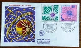 TCHAD Cosmos Espace, Yvert N° 86/87 Fdc - TELECOMMUNICATIONS SPACIALES 19/9/1963 - Europa