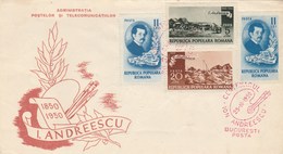 BV6776  PAINTER ION ANDREESCU,1950 COVER FDC ROMANIA. - FDC