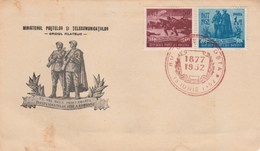 BV6778  Romanian Independence ANNIVERSARY,1952 COVER FDC ROMANIA. - FDC