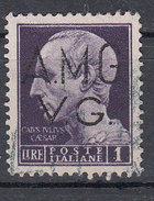 Venezia Giulia (1945) - 1 Lira, Soprastampa Evanescente ** - Gebraucht