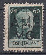 Venezia Giulia (1945) - 60 Cent. Imperiale, Soprastampa Evanescente - Gebraucht