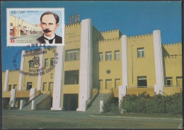 TMA-122 CUBA MAXIM CARD 2000. SANTIAGO DE CUBA. CENTENARIO DE LA FUNDACION DE LA CIUDAD. CUARTEL MONCADA BARRACKS. - Cartes-maximum