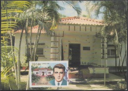 TMA-124 CUBA MAXIM CARD 2000. SANTIAGO DE CUBA. CENTENARIO DE LA FUNDACION DE LA CIUDAD. GRANJA SIBONEY. - Cartes-maximum