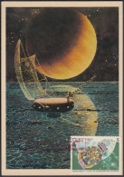 TMA-135 CUBA MAXIM CARD 1986. HABANA. 25 ANIV PRIMER VUELO TRIPULADO AL COSMOS. ASTRONAUTICA. - Maximum Cards