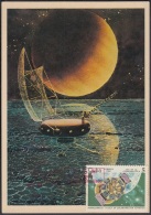 TMA-135 CUBA MAXIM CARD 1986. HABANA. 25 ANIV PRIMER VUELO TRIPULADO AL COSMOS. ASTRONAUTICA. - Tarjetas – Máxima