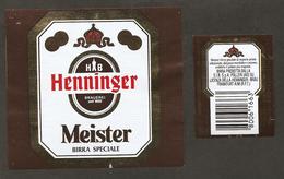 GERMANIA - Etichetta Birra Bière Beer HENNINGER - Cerveza