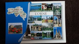 Delcampe - CPM DEPARTEMENT DE L ORNE 61  CONTOUR GEOGRAPHIQUE  ED MG 1997 - Landkarten