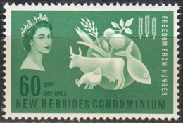 Nouvelles Hebrides 1963 Michel 194 Neuf ** Cote (2005) 2.50 Euro Campagne Mondiale Contre La Faim - Unused Stamps