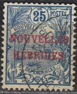 Nouvelles Hebrides 1908 Michel 12 O Cote (2005) 9.00 Euro Rade De Nouméa Cachet Rond - Gebraucht