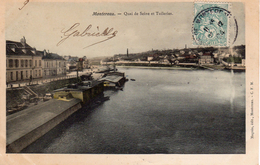 MONTEREAU  -  Quai De Seine Et Tuilleries - Montereau