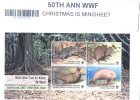Australia 2011 50th Ann. World Wildlife Fund Christmas Island Minisheet MNH In Sealed Plastic - Mint Stamps