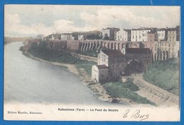 CPA - TARN - RABASTENS - LE PONT DU MOULIN - édition Mauriès - Rabastens