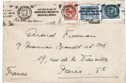 LBON12 - ARGENTINE LETTRE BS AIRES / PARIS NOV. 1951 "CONCIERTOS RADIOFONICOS RADIO DEL ESTADO" - Lettres & Documents