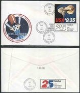 1983 USA  (Flown Challenger Cover 6 Days In Space)from Kennedy Space Center, 25th Anniversary NASA - Mi N. 1648 - Amérique Du Nord
