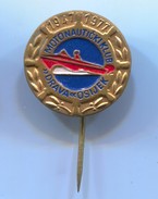 Sailing, Yachting - Marine Ship, Motonautical, DRAVA OSIJEK, Croatia, Vintage Pin  Badge, Abzeichen - Sailing, Yachting