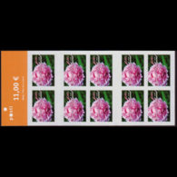 FINLAND 2009 - Scott# 1328 Peony PB Set Of 10 MNH - Unused Stamps
