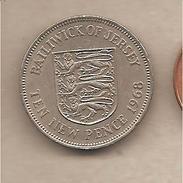 Jersey - Moneta Circolata Da 10 Pence - 1968 - Jersey