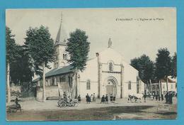 CPA L'Eglise Et La Place ETROUSSAT 03 - Altri & Non Classificati