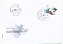 SUISSE - 4 Enveloppes FDC "COMITE INTERNATIONAL OLYMPIQUE" Genève Et Lausanne - 2005 - Autres & Non Classés