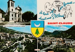 SAINT CLAUDE   39   JURA  CPM  MULTIVUES    LA PIPE - Saint Claude