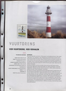 Belgie 2006 3529/32 Lighthouses Vuurtorens Phares Herdenkingskaart (uit Jaarboek) - Cartes Souvenir – Emissions Communes [HK]