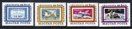 HUNGARY 1974 AEROFILA '74 Singles From The Block Usd. Michel 2990-93 - Used Stamps