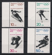 BRD 1971 Mi# 680-83 ** MNH Sport Olympische Spiele Olympics Sapporo 1972 München - Winter 1972: Sapporo