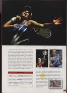 Belgie 2003 3225/26 Tennis Clijsters Henin  Herdenkingskaart (uit Jaarboek) - Cartoline Commemorative - Emissioni Congiunte [HK]