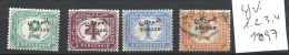 SUDAN  1897 TAXE   YVERT 1-2-3  HINGED YVERT 4 USED - Sudan (...-1951)
