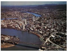 (516) Australia - QLD - Brisbane (older Postcard) & Story Bridge - Brisbane