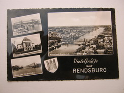 RENDSBURG    , Seltene Karte  Um 1961 Mit Stempel - Rendsburg