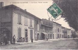 84 / LAPALUD  / LE COURS / PARTIE CENTRALE/ TAXEE AU DOS - Lapalud