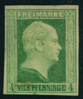 1858, 4 Pfg. Friedrich Wilhelm Ungebraucht Mit Großen Teilen Originalgummi. - Mint