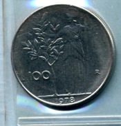 1978  100 LIRES - 100 Lire