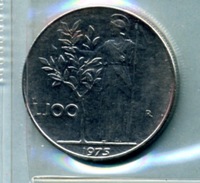 1975  100 LIRES - 100 Liras