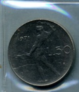 1971  50 LIRES - 50 Lire
