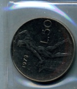 1972  50 LIRES - 50 Liras